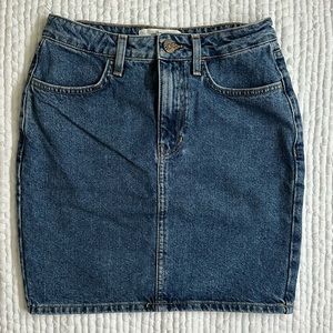 BDG denim mini skirt